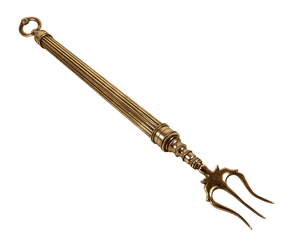 Antique Kitchen Telescopic Extending Brass Fire Toasting Toast Fork Circa 1850s Superb Quality