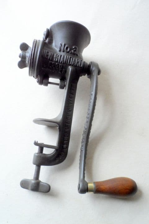 Antique Kitchen Tool Patent No 3 Cast Iron Food Chopper Hardware Works Mount Joy PA USA Circa 1900