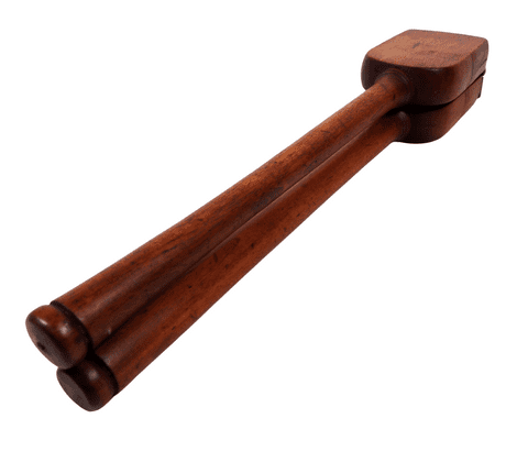 Antique Kitchen Treen 19th Century 13" Long Handled Beech Wood Lever Nutcracker Nut Cracker