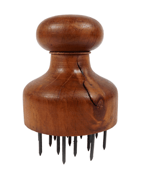 Antique Kitchen Treen Shortbread Biscuit Pricker Circa 1880 Sycamore Wood Baking