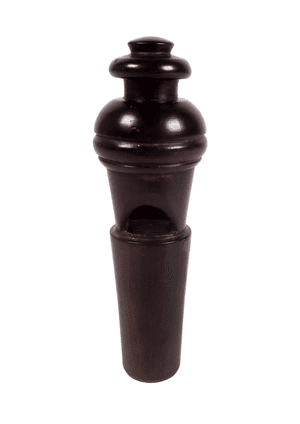 Antique Lignum Vitae Whistle from a Voicepipe Speaking Tube Circa 1880s Victorian House Cab Boat