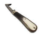 Antique Lockwood Brothers CX Sheffield Buffalo Horn Pocket Folding Race Knife Knive Timber Scribe