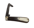 Antique Lockwood Brothers CX Sheffield Buffalo Horn Pocket Folding Race Knife Knive Timber Scribe