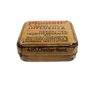 Antique Medical Phensic Ltd 420 Chester Rd Manchester Tiny Sample Tablet Tin c1930 Chemist Asprin