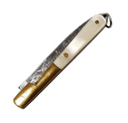 Antique Mini Miniature Advertising Louis Desroches French Brandy Corsican Vendetta Pocket Knife