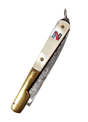 Antique Mini Miniature Advertising Louis Desroches French Brandy Corsican Vendetta Pocket Knife