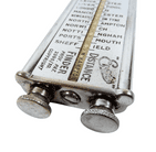 Antique Motoring Travel Chrome Benton & Stone Birmingham Enots Distance Finder Prov Patent 1930