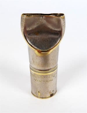 Antique Nickel Plate Brass Develine Patent Pending Mossberg Wrench Co USA Siren Whistle Cycling