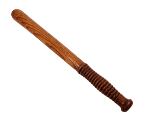 Antique Oak 18" Victorian Metropolitan Police Truncheon Circa 1860- 1880s MP Under Crown Stamp