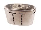 Antique Patent Recording Home Safe Money Box Bank Dundee Savings Bank No 6208 1920/30s Crest