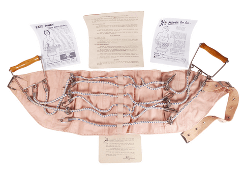 Antique Physical Culture Gym Boxed Patent Rallie Health Appliances Exercise Belt Exerciser 1930s