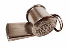 Antique Pro Patent 214519/24 Hudson Acme Thunderer Whistle 1924-30 Escargot Type Early Example Crest