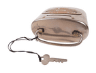 Antique Prudential Type Home Safe Money Box Edinburgh Savings Bank Original Yale Key 9042 1920/30s