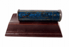 Antique Sewing Jahncke's Mitrailleuse Patent A Farr & Sons Redditch Blue Needle Tin Case Holder