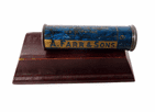 Antique Sewing Jahncke's Mitrailleuse Patent A Farr & Sons Redditch Blue Needle Tin Case Holder