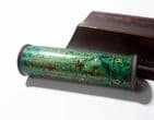 Antique Sewing Jahncke's Mitrailleuse Patent Morris & Yeoman Redditch Lighthouse Needle Tin Case