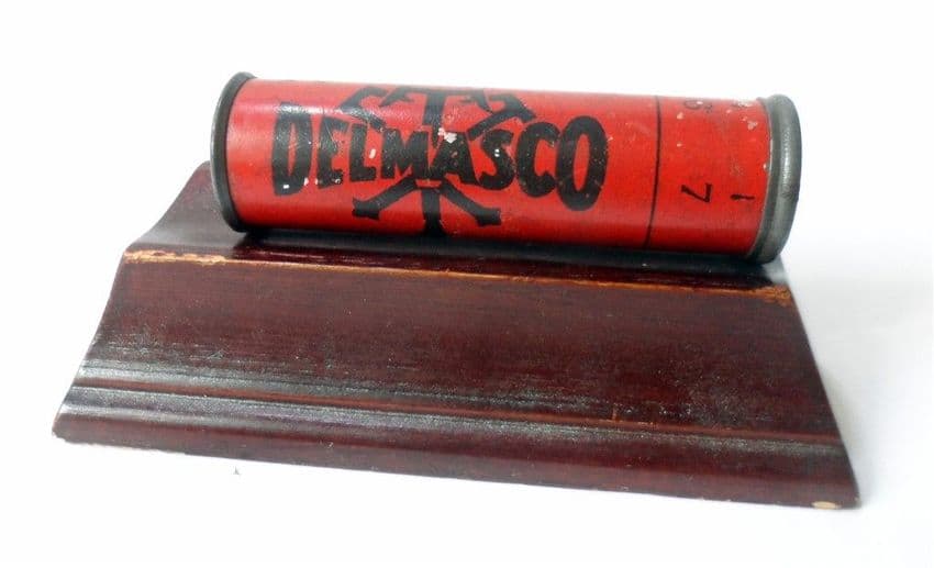 Antique Sewing Needle Tin Case Advertising Macleod & Co Delmasco Tea Jahncke London