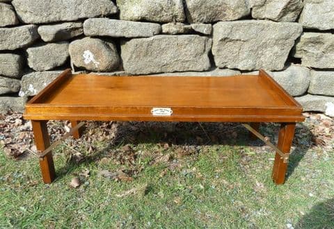 Antique SMB "Take-About" Special Made Wooden Folding Breakfast Bed Tea Tray Table