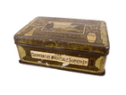 Antique Smoking CWS Manchester London Newcastle Meadlowland Cigarette Tobacco Tin 1930s Pictorial
