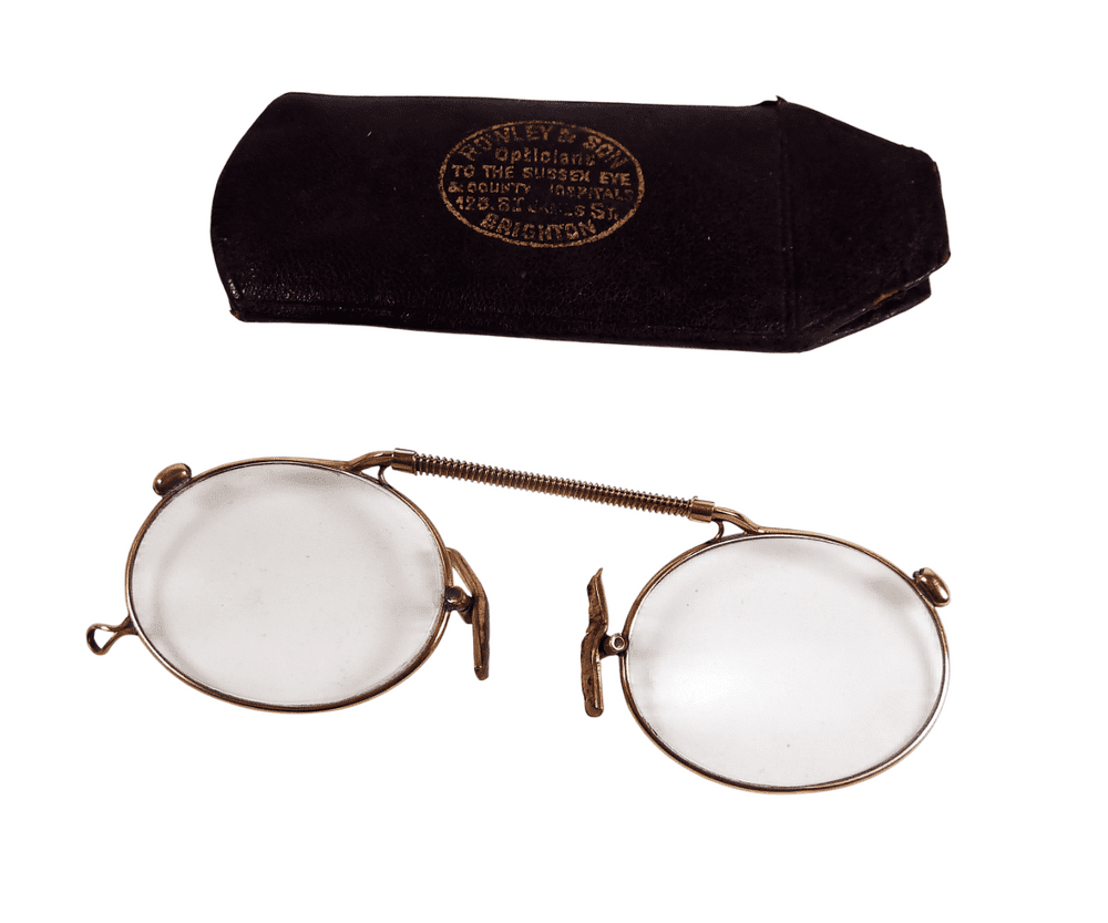 Antique Spectacles Pince Nez Glasses 9ct Gold 1880s Rowley & Son ...