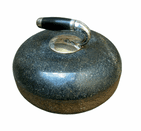 Antique Sport 19th Century Scottish Ailsa Craig Granite Curling Stone 16.5 Kilo Door Stop