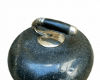 Antique Sport 19th Century Scottish Ailsa Craig Granite Curling Stone 16.5 Kilo Door Stop