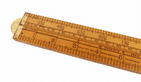 Antique Tool 4 Fold Boxwood Brass Rule Ruler Rabone & Sons Birmingham 36