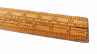 Antique Tool 4 Fold Boxwood Brass Rule Ruler Rabone & Sons Birmingham 36
