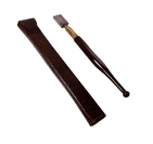 Antique Tool Bush & Chipper Percival London Diamond Glass Cutter Rosewood Brass Leather Case