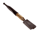 Antique Tool Bush & Chipper Percival London Diamond Glass Cutter Rosewood Brass Leather Case