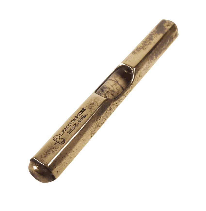 Antique Tool Edward Preston Birmingham Eng Mini Miniature Pocket Brass Engineers 3.25