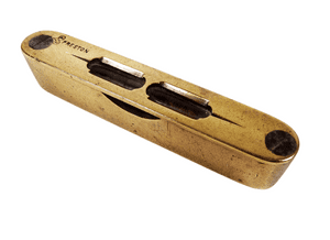 Antique Tool Edward Preston Birmingham Mini Miniature Pocket Brass Engineers 3" Spirit Level