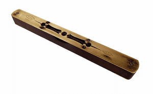 Antique Tool John Rabone & Sons Birmingham 12" Rosewood Brass Glass Spirit Level 1908 Stunning
