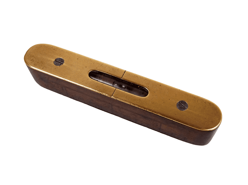 Antique Tool Mini Miniature Pocket Brass & Wood Engineers 4