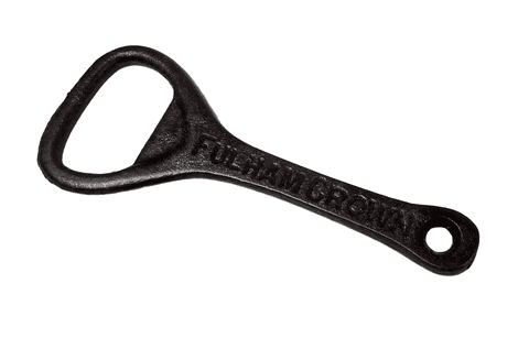 Antique Type A Cast Iron Bottle Opener Fulham Crown Cork Works Ltd Circa 1920s