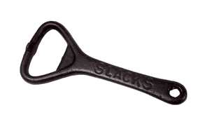 Antique Type A Cast Iron Crown Cork Bottle Opener Slack's Mineral Waters Doncaster Circa 1920s