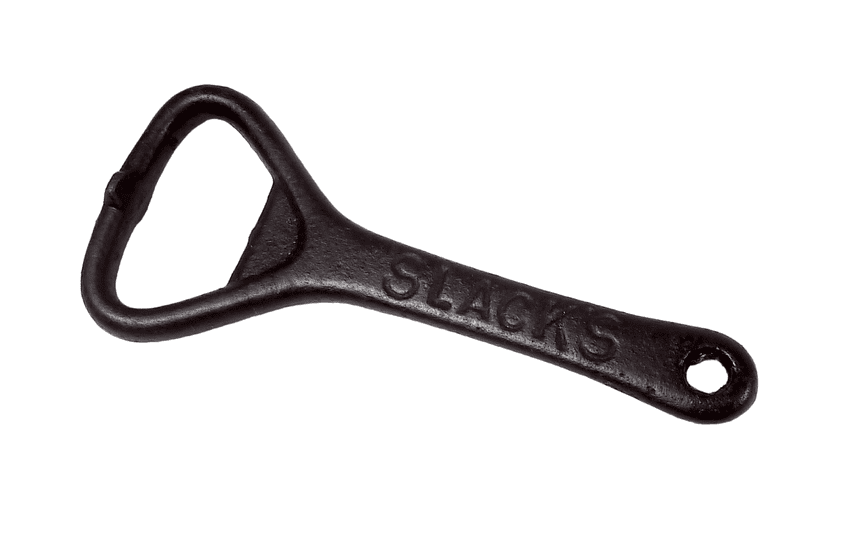 Antique Type A Cast Iron Crown Cork Bottle Opener Slack's Mineral Waters Doncaster Circa 1920s