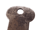 Antique Vaughan Chicago 1935 Patent Bottle Opener Drink Iron City Beer The Talk of the Town