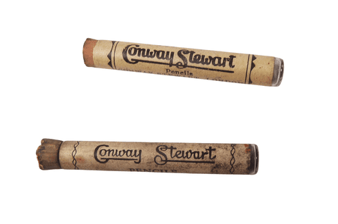 Antique Vintage Desk Office Conway Stewart London Pencil Tube Leads for Mechanical Pencil 1930s HB H