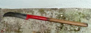 Antique Vintage Garden Tool Long Handled J Harrison #2 Warranted Hedge Slasher Farming Agricultural