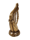 Antique Vintage Peerage Pearson Page Birmingham Brass Snowdon Wales Welsh Harp Candle Snuffer Leek