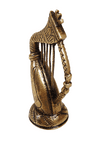 Antique Vintage Peerage Pearson Page Birmingham Brass Snowdon Wales Welsh Harp Candle Snuffer Leek