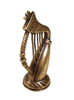 Antique Vintage Peerage Pearson Page Birmingham Brass Snowdon Wales Welsh Harp Candle Snuffer Leek
