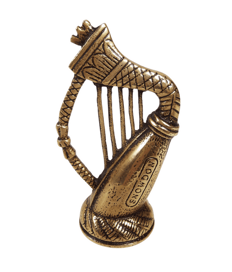 Antique Vintage Peerage Pearson Page Birmingham Brass Snowdon Wales Welsh Harp Candle Snuffer Leek