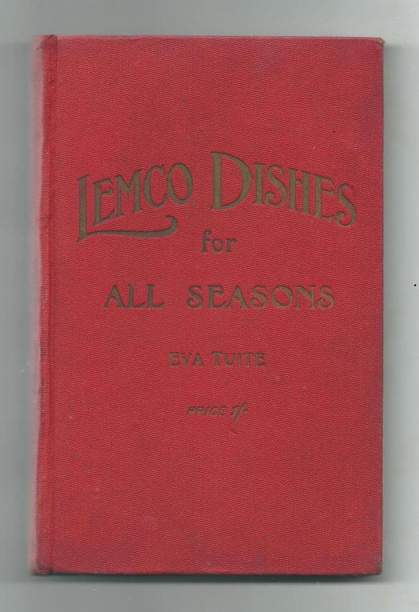 Antique Vintage Recipe Cookery Book Lemco Dishes for All Seasons Eva Tuite Liebig Beef Extract Oxo