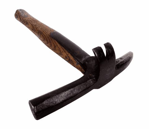 Antique Vintage Tool Brades William Hunt Birmingham England Roofers Slaters Strapped Hammer Roofing
