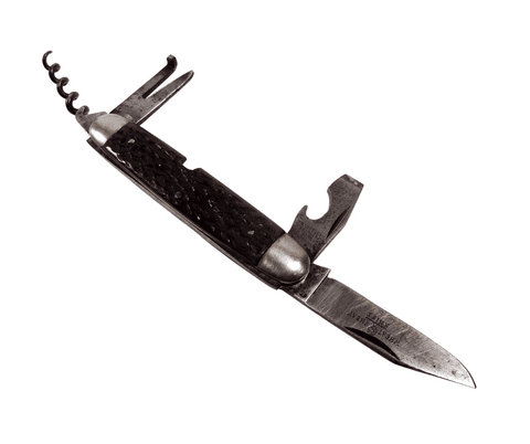 Antique Wheatley Brothers Sheffield Multi Pocket Wheat Sheaf Knife Knive Stag Horn Scales Corkscrew