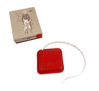 Boxed Post Vintage Paul Costelloe London Sewing Hand Bag Push Button Retractable Tape Measure