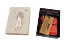 Boxed Post Vintage Paul Costelloe London Sewing Hand Bag Push Button Retractable Tape Measure