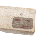 Boxed Vintage English Sterling Roman Corinium Goose Neck Silver Spoon Leonard Jones Cirencester